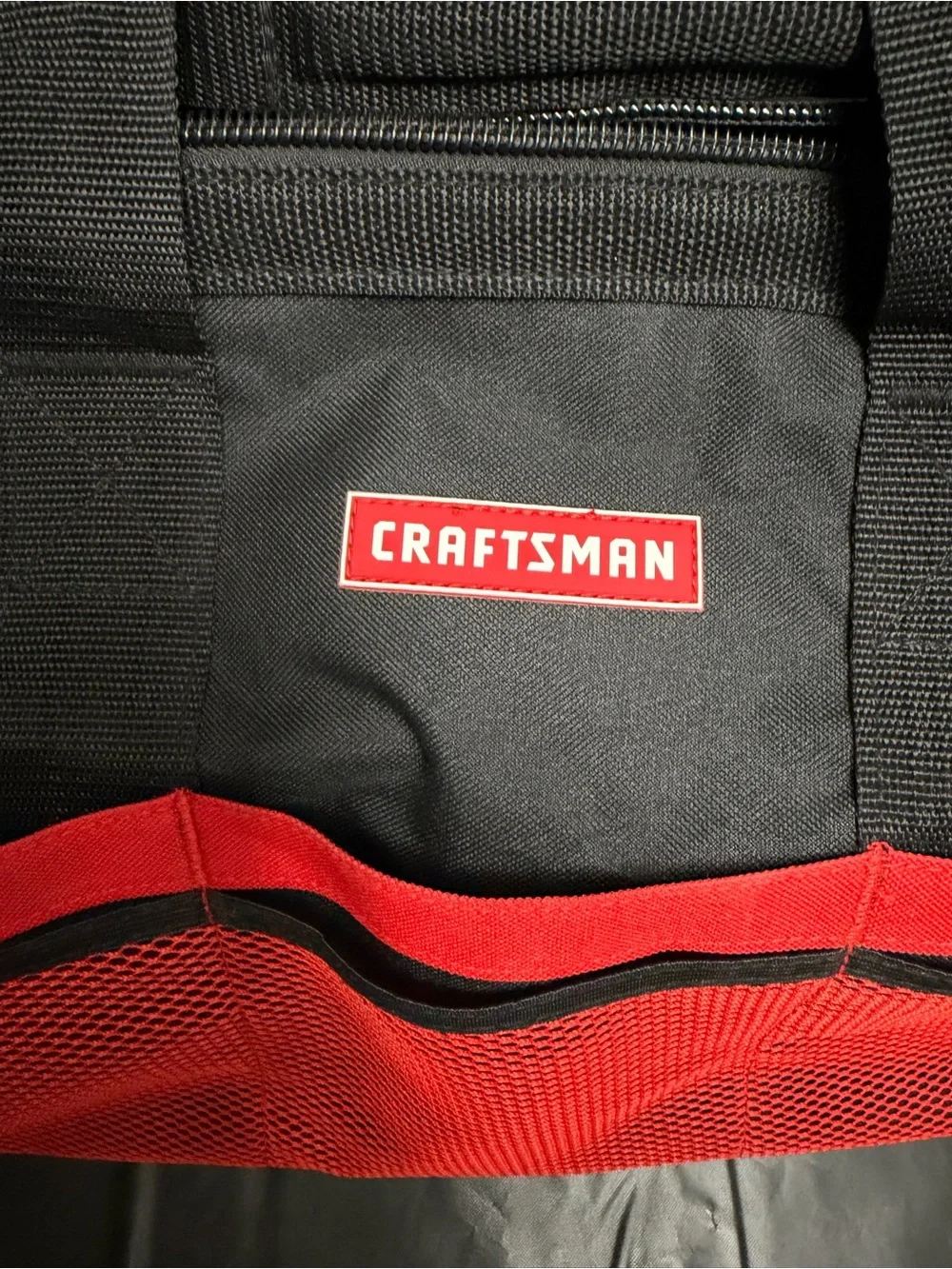 Craftsman Black and Red Duffel Tool Bag